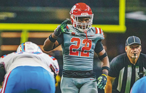 Photo of Ruston linebacker Jadon Mayfield by Josh McDaniel, Ruston Daily Leader